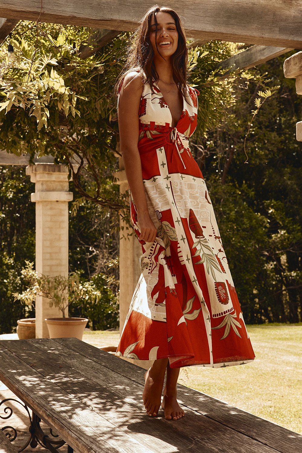 palma printed midi dress Palma Printed Midi Dress
