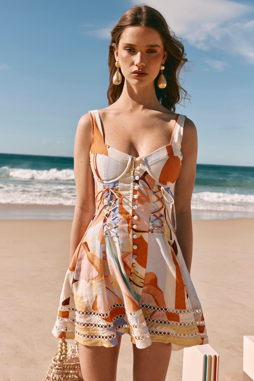 camille dress Camille Dress in Powder Blue – Louise New York main image 0