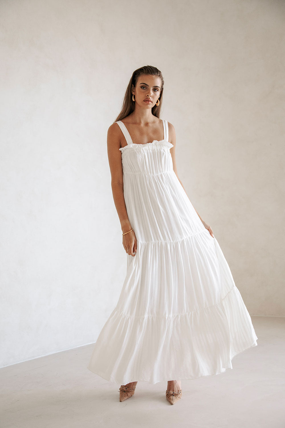 Keisha Babydoll Maxi Dress