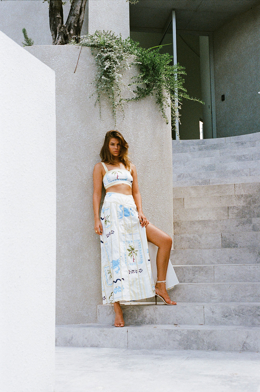 スカート SAYO NAGASE SPRING EVENING COLLAB SKIRT ultimate-skirt-17-safari-