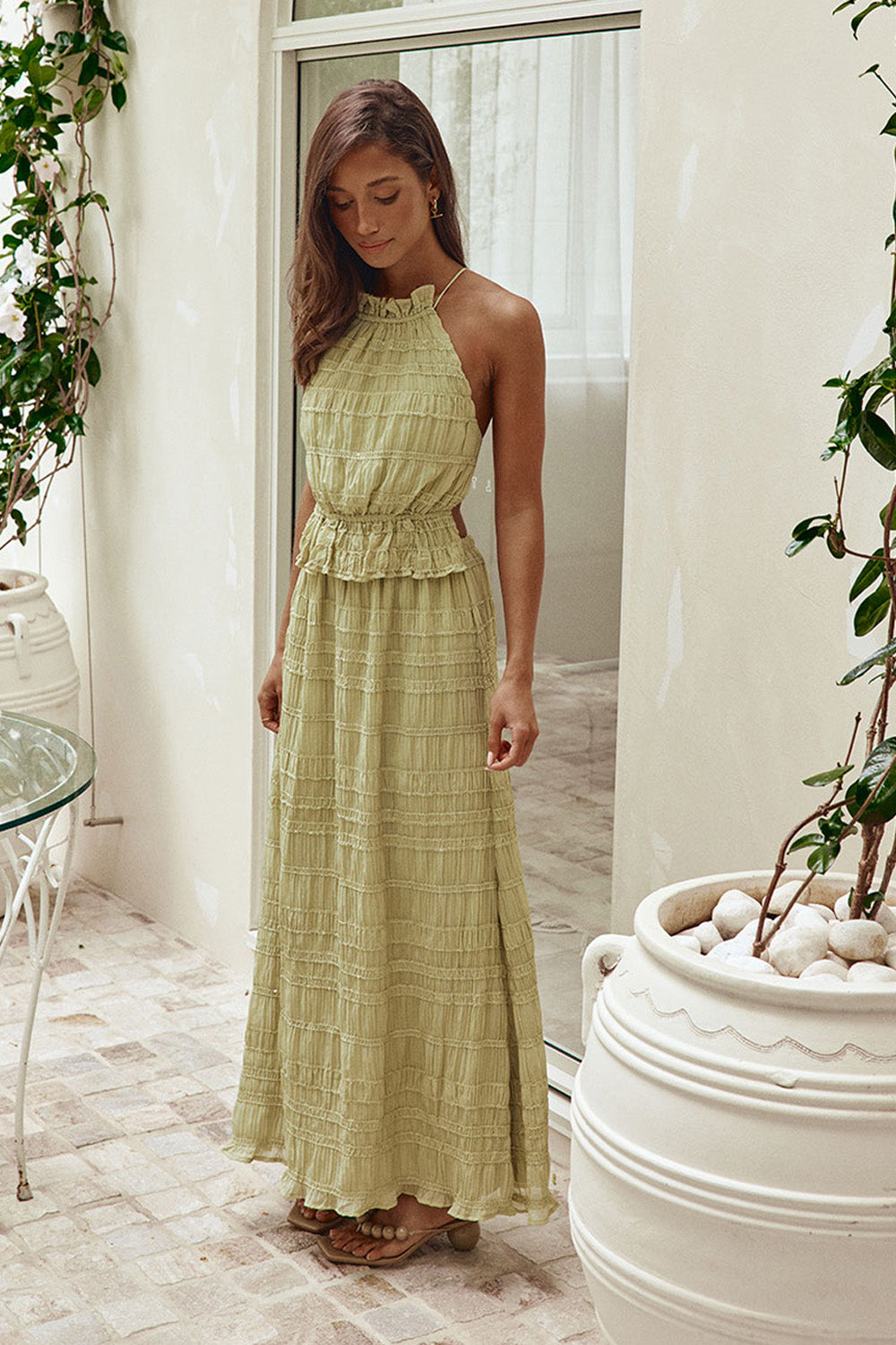 Cabo Dress - Green - L Cabo Dress - Green - L
