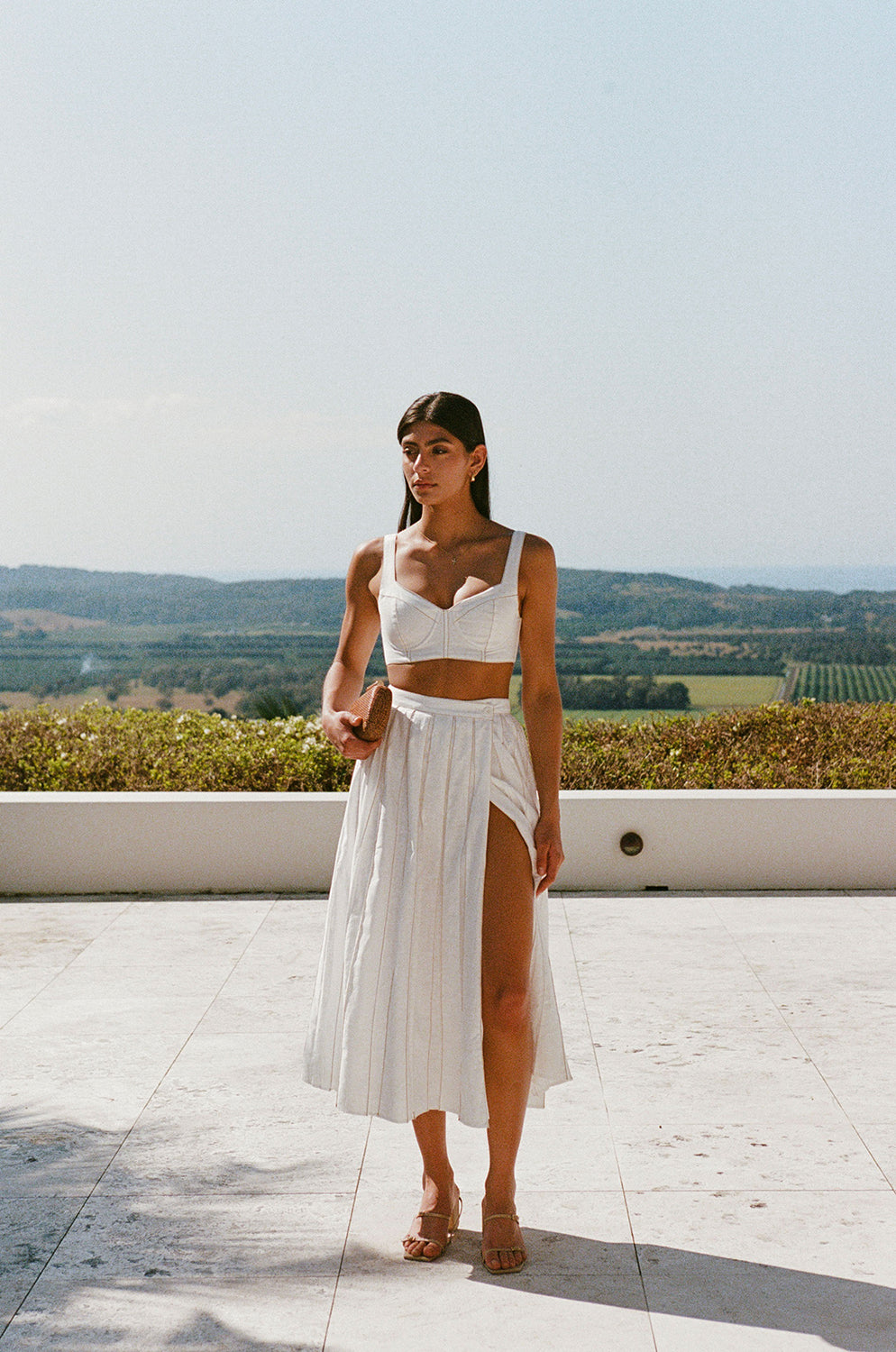 wrap skirt dress Dien Wrap Midi Skirt