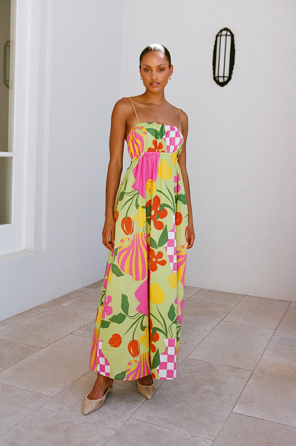 saguaro maxi dress Zola Maxi Dress Saguaro Print