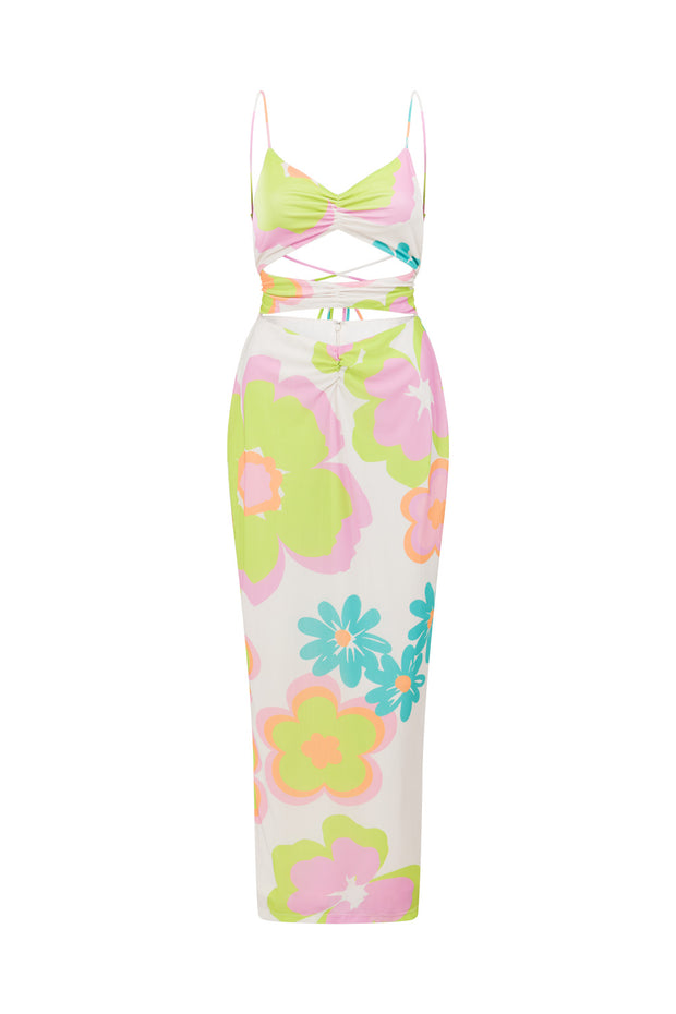 SAMPLE-Cayli Cutout Dress - Bubblegum
