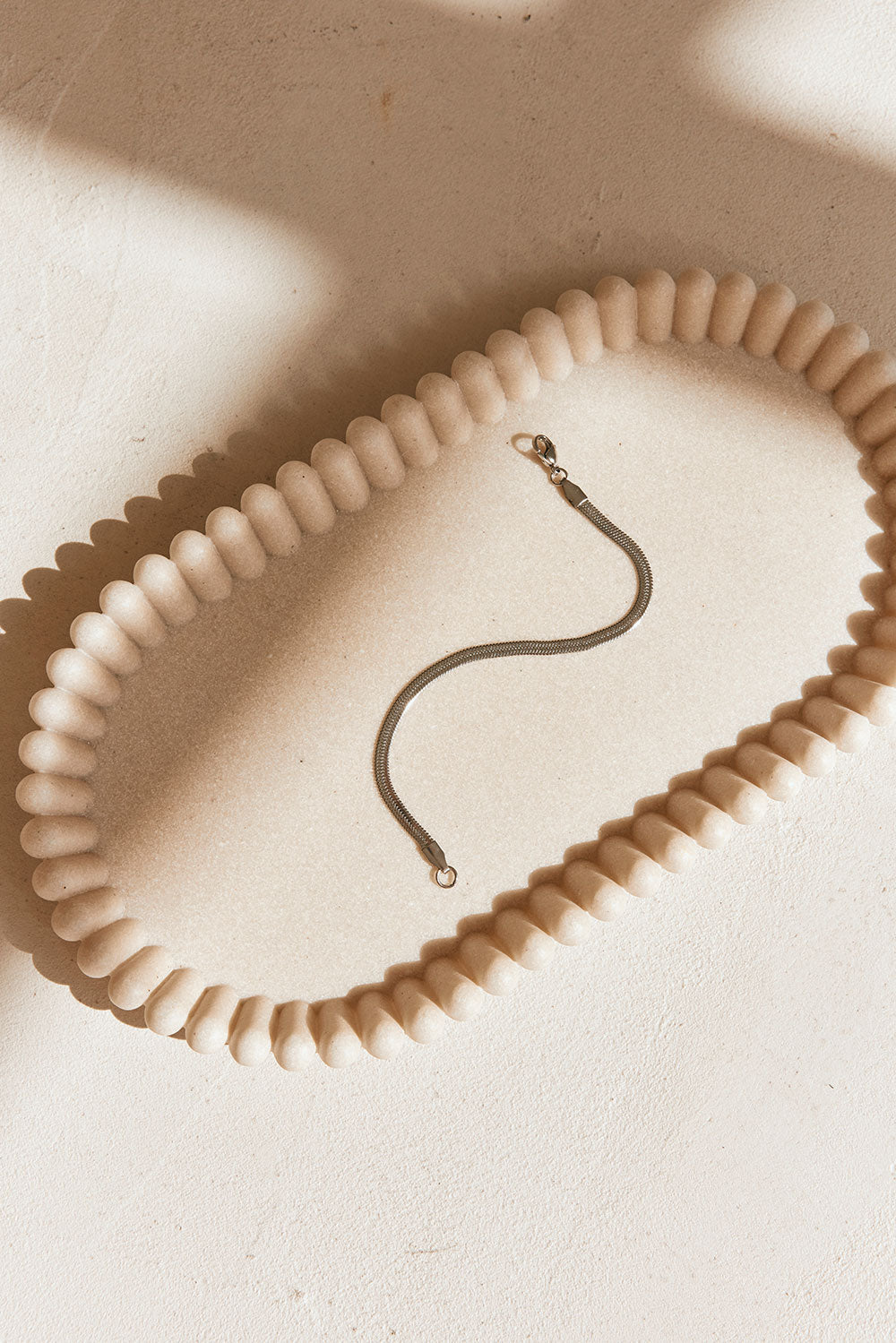 Klara Herringbone Bracelet - Silver