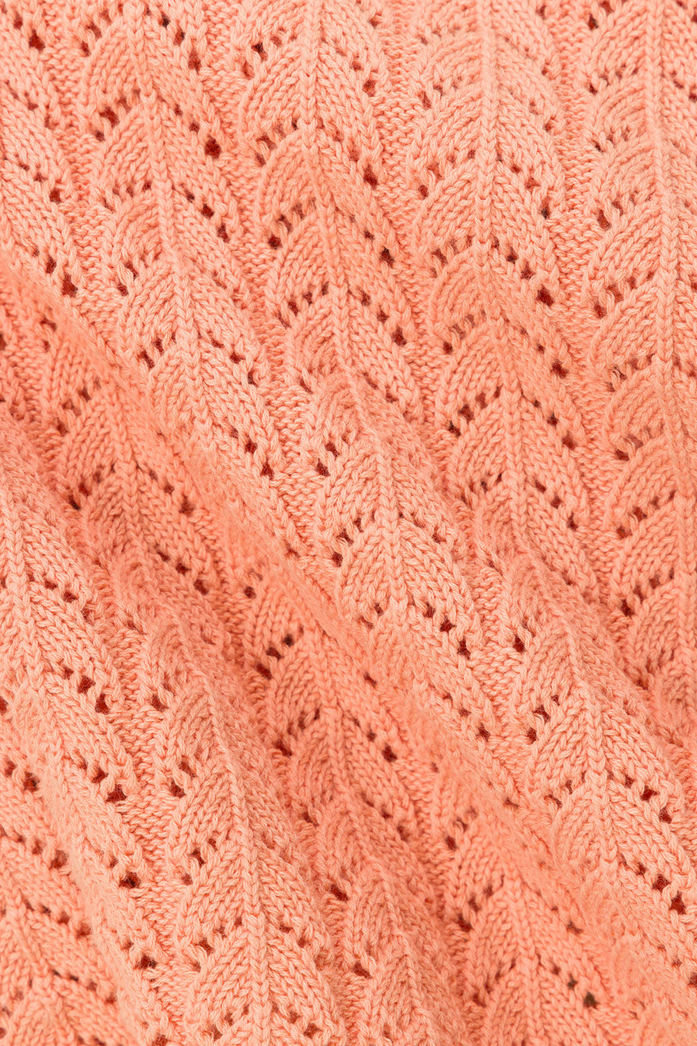 Coral Pointelle Knit Strapless Athena Top – SABO