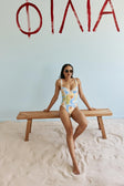 Grace Bay One Piece - Flores Scarf