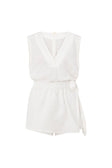 SAMPLE-Sandy Playsuit - White