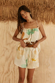 Aleria Shorts - Brushed Fleur