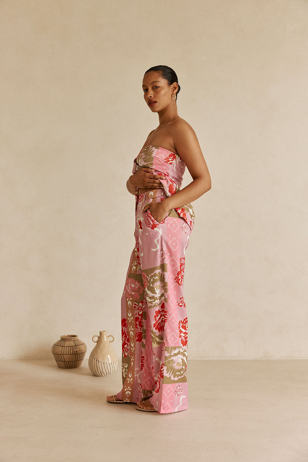 SAMPLE-Marleigh Pants -  Botanic Patch