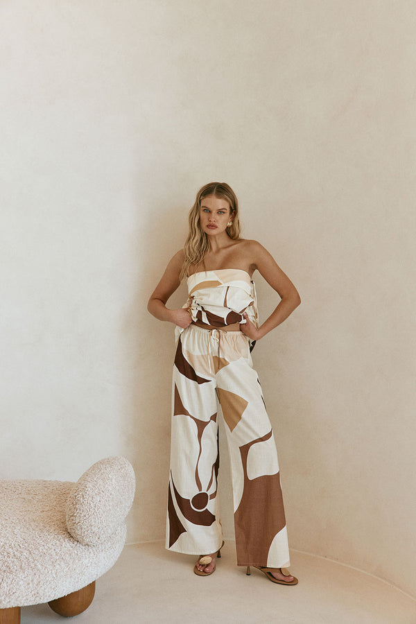 Monroe Pants - Sable Floral