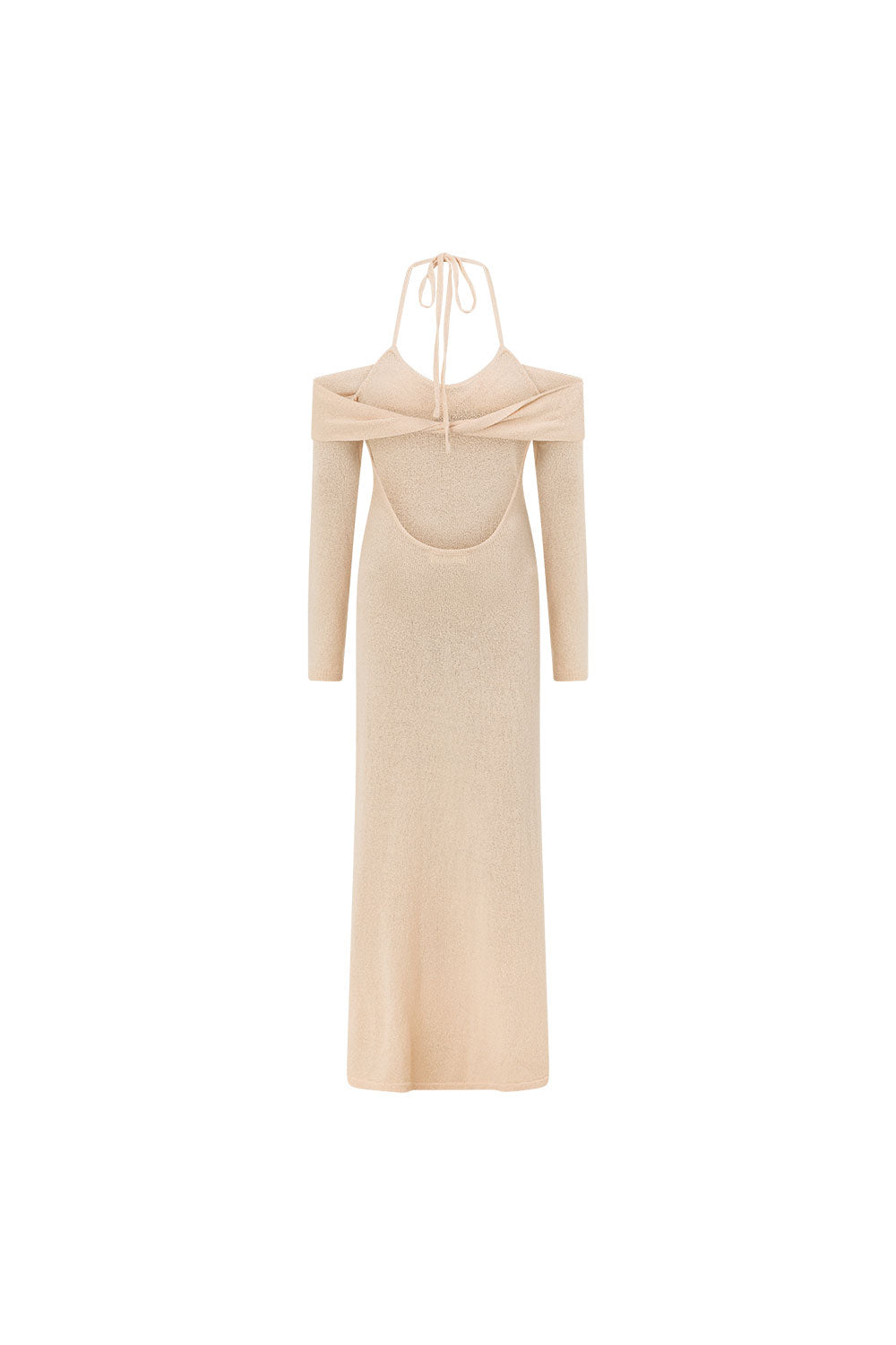 Blush Pink Halter Maxi Kiki Dress XXL | by SABO Blush Pink Halter Maxi Kiki Dress XXL | by SABO