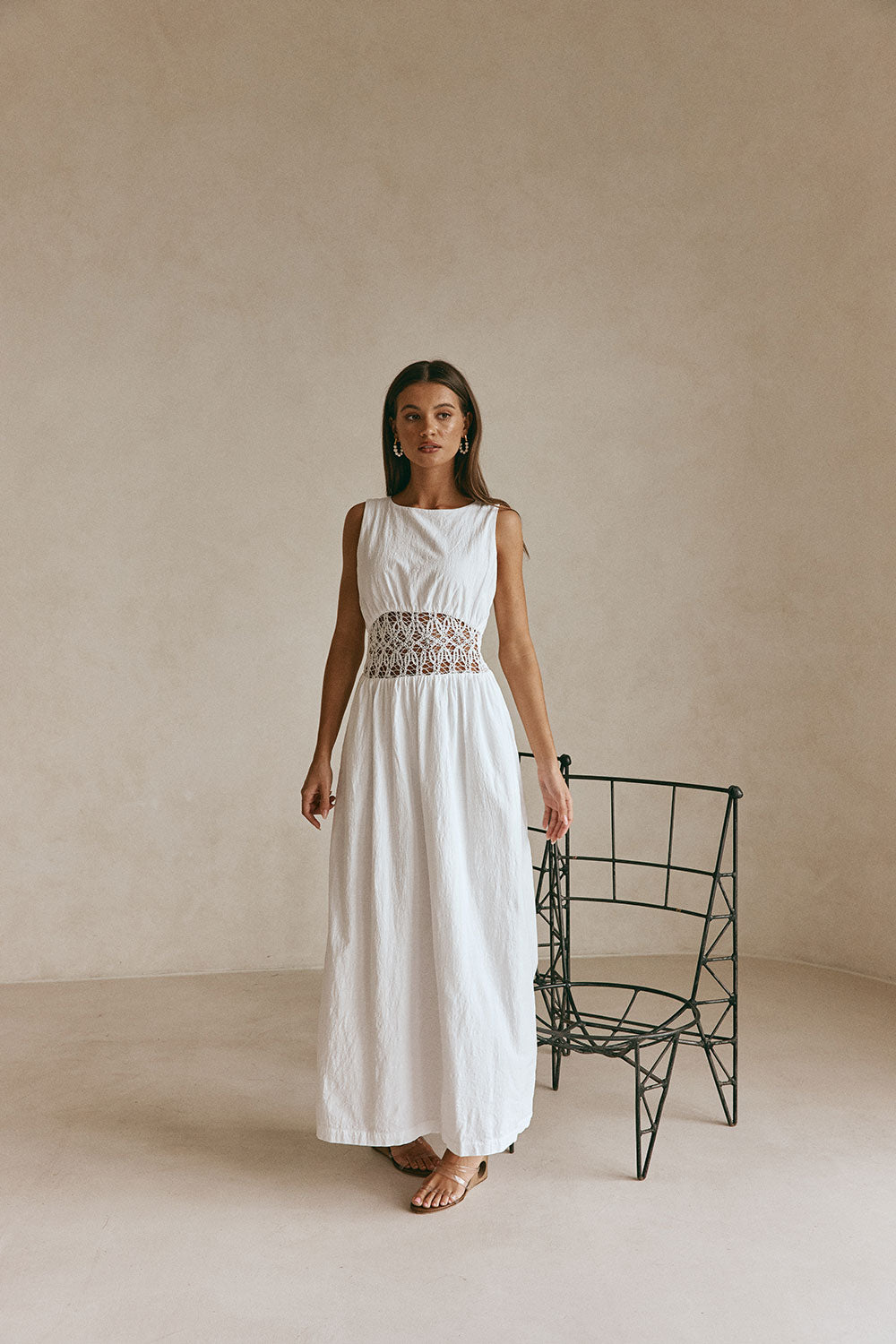 white cotton lace dress Veronica Beard Shanice Lace-Trim Mini | Its WHITE shade highlights timeless elegance and purity of form Women's Je T'aime Toujours White