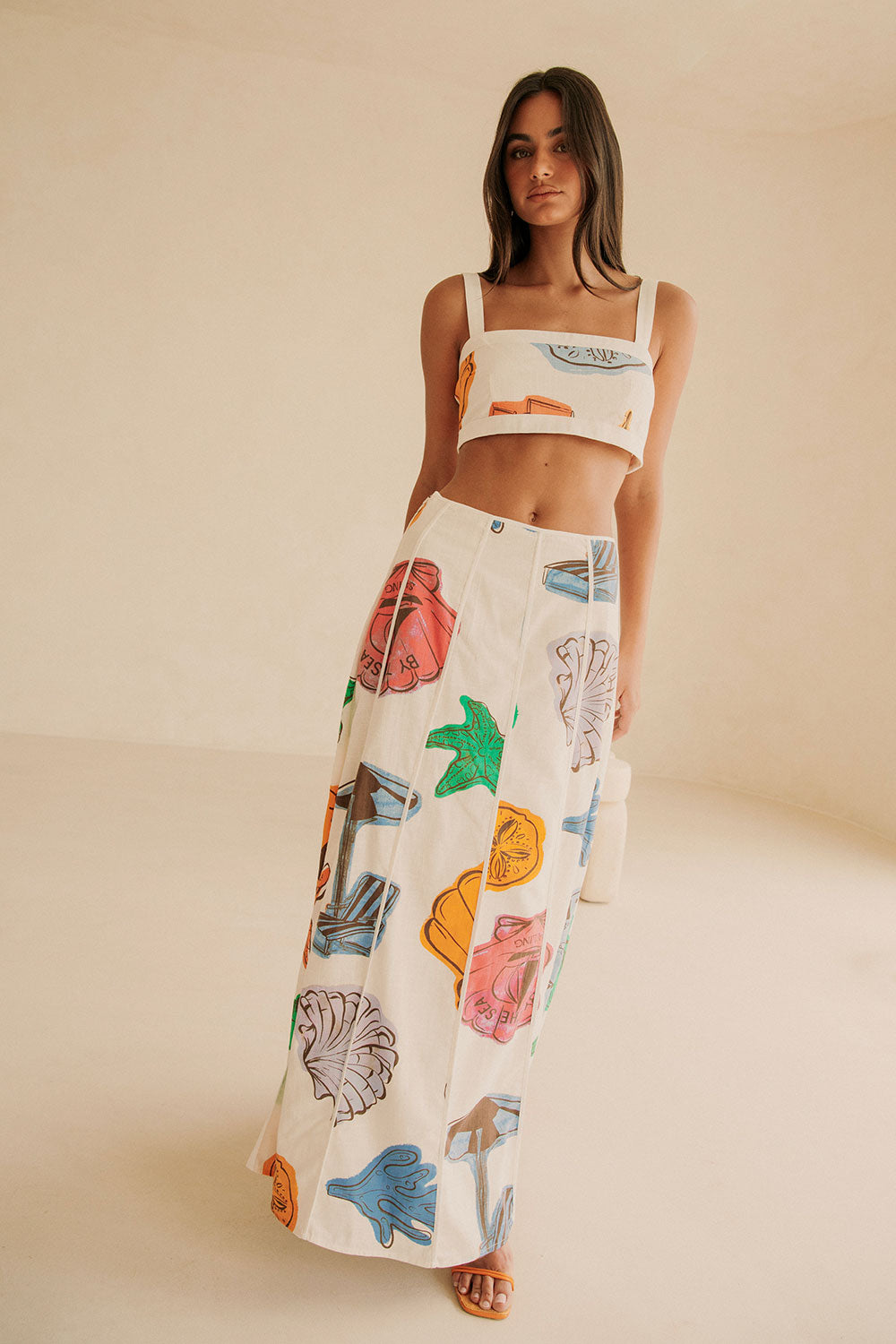 Audrey Skirt - By The Sea