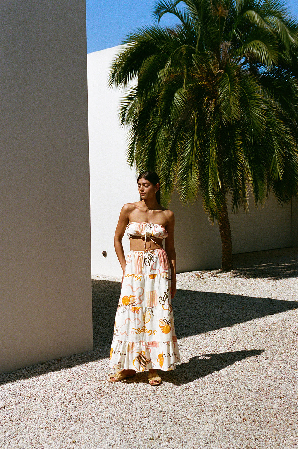SAMPLE-Aviva Top - Amalfi Aperol