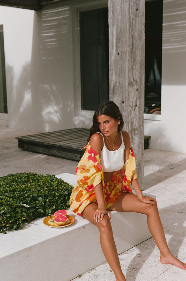 SAMPLE-Thessy Shorts - Romance Floral