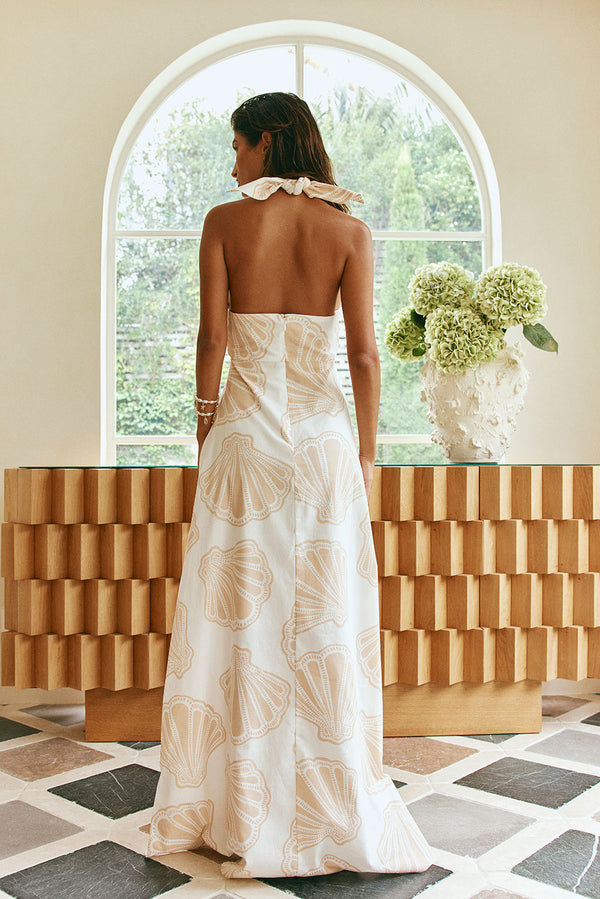 Aiko Dress - Coastal Shell