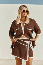 Shiloh Skirt - Chocolate