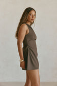 Camellia Dress - Chocolate