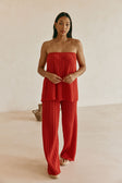 Athena Top - Red