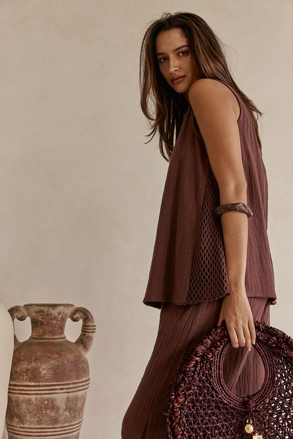 Dita Top - Chocolate