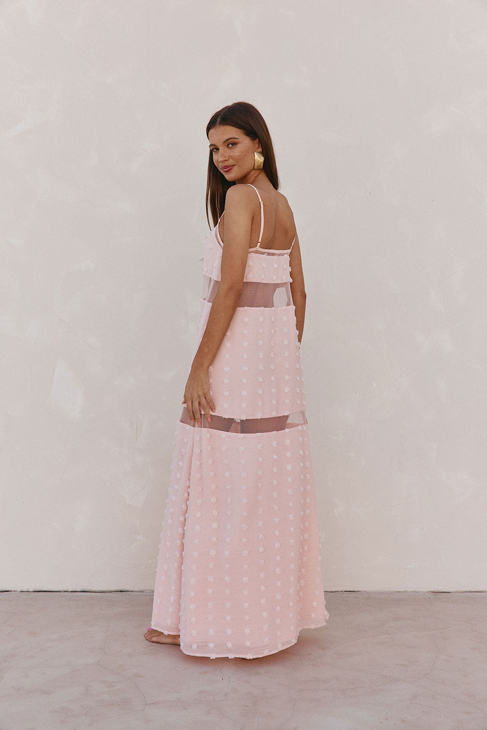 SAMPLE-Tassia Dress - Blush