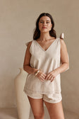 SAMPLE-Elixir Shorts - Cream