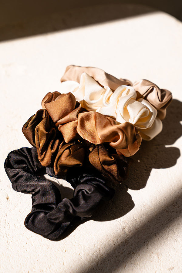 Silky Scrunchie Set