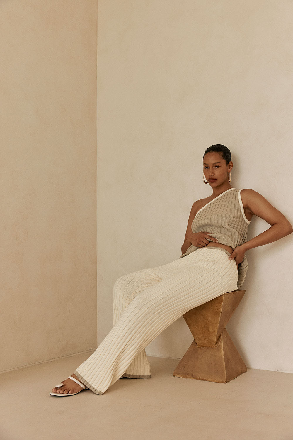 Aylani Pants - Cream