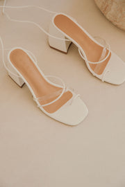 Ariyah Heels - White