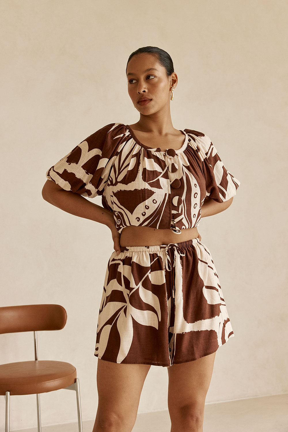 Scarlet Shorts - Painted Tiles