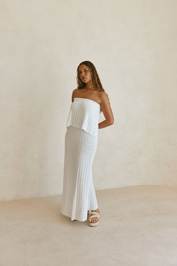 Maria Dress - White