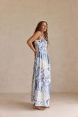 SAMPLE-Alista Dress - Bouquet Blu