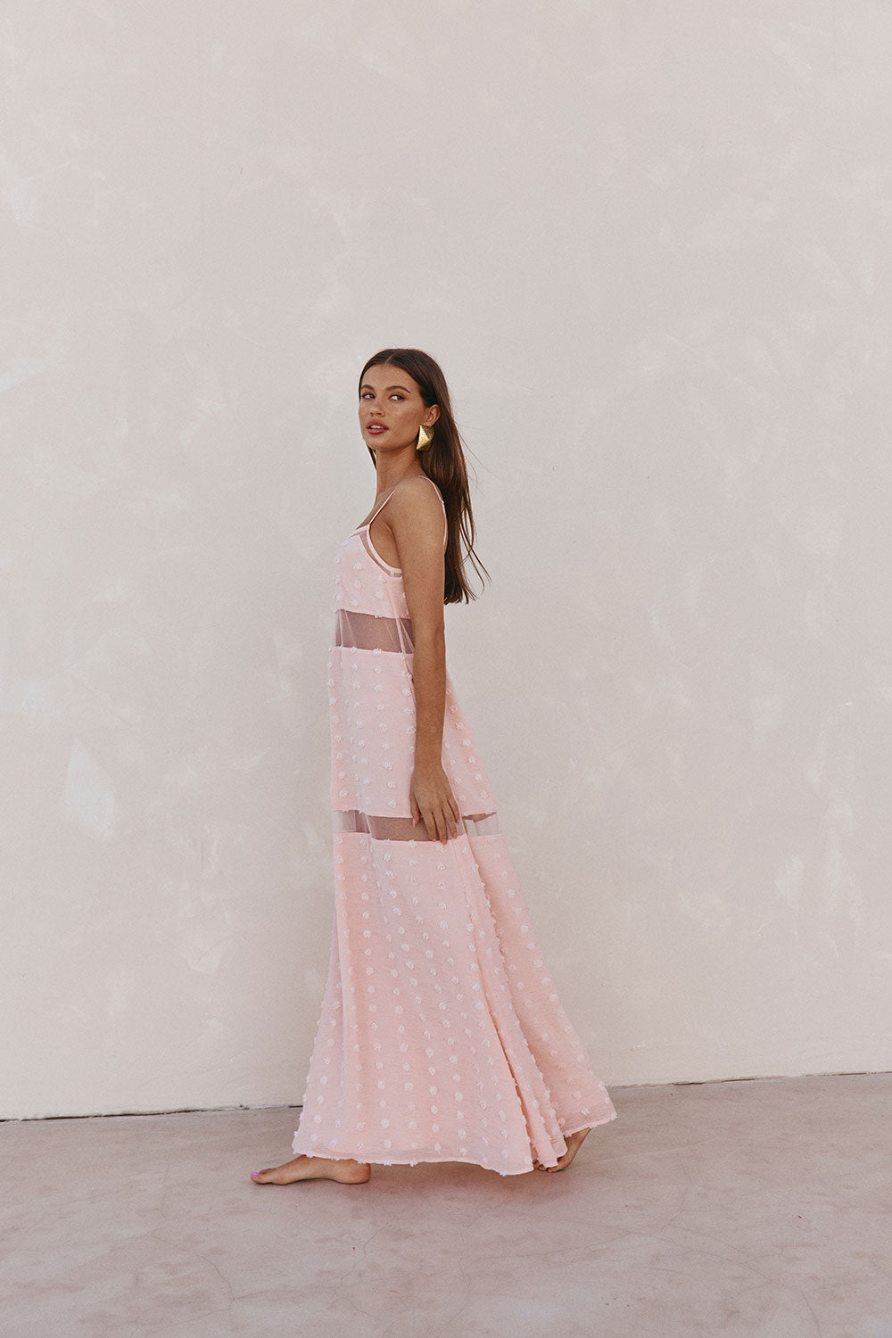 SAMPLE-Tassia Dress - Blush