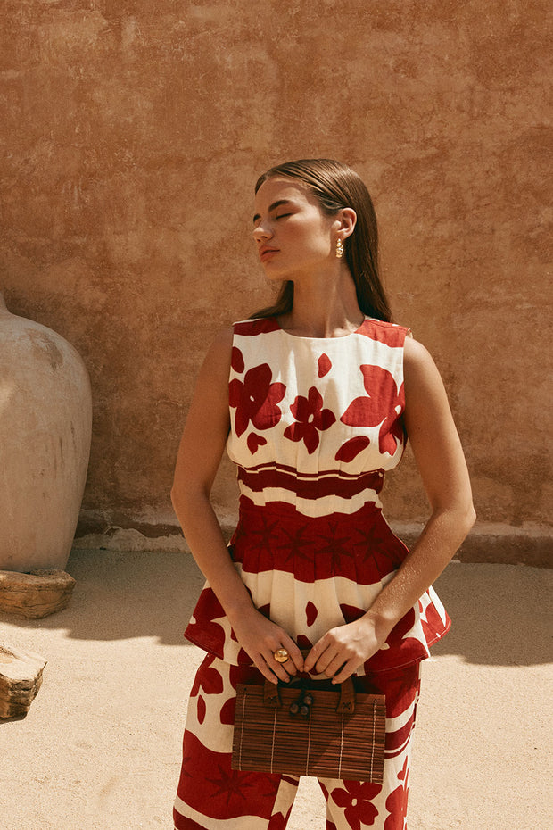 Del Mar Top - Sienna Sunset