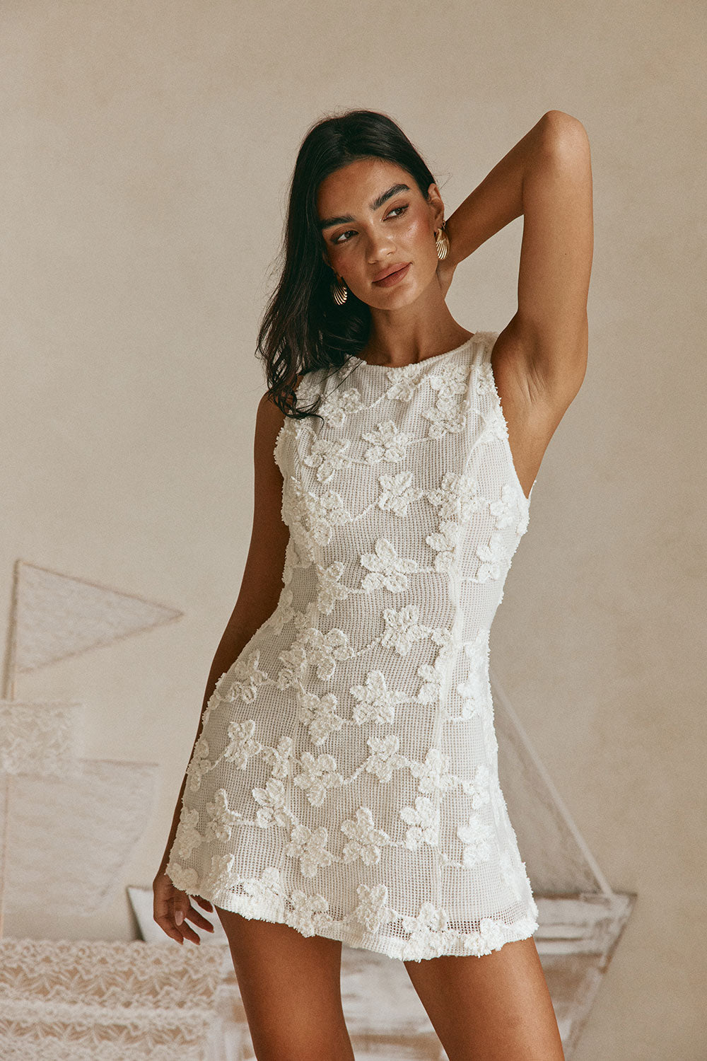 floral mesh lace dress Mimi Lace Floral Maxi Dress