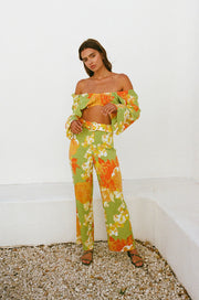 SAMPLE-Savannah Pants - Floral Sunset
