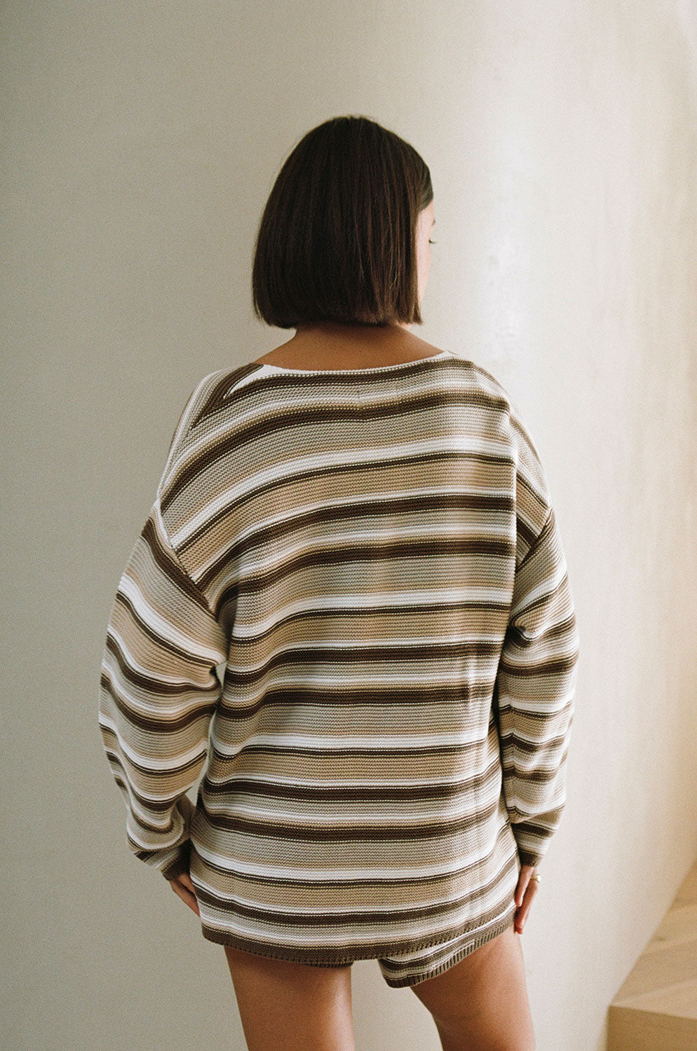 Zessi Knit Top - Brown – SABO