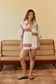 SAMPLE-Seona Top - Checker Plaid
