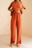 SAMPLE-Dita Pants - Blood Orange