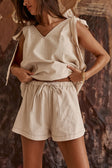 SAMPLE-Elixir Shorts - Cream