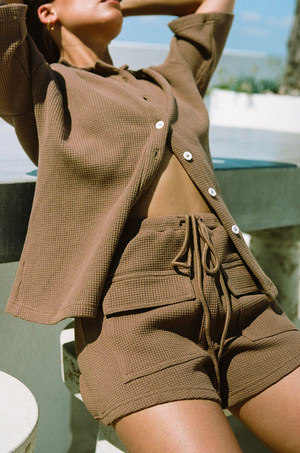 SAMPLE-Kase Shorts - Chocolate