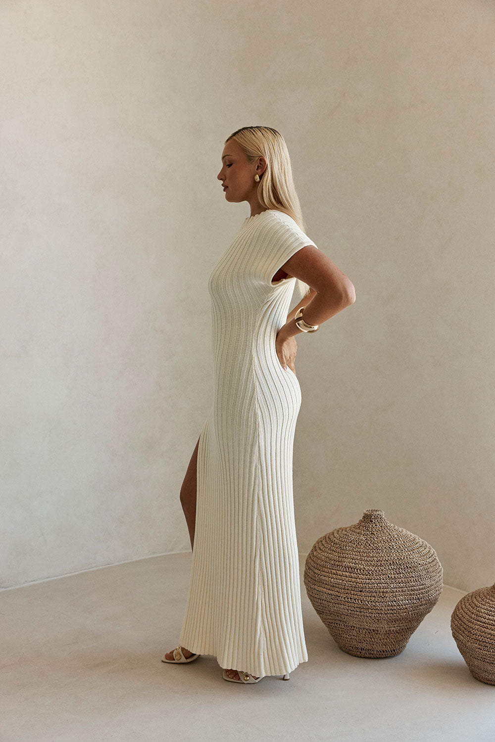 Gemini Dress - Cream