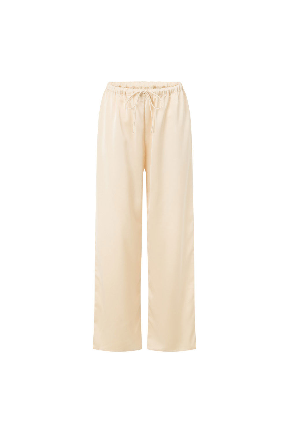 Kehlani Silk Elasticated Tie Pants - Cream – SABO