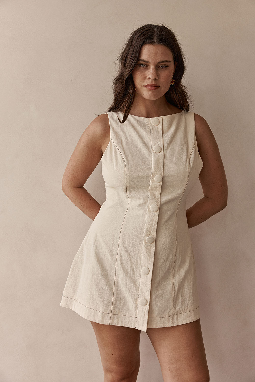 SAMPLE-Graylee Dress - Buttercup