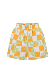 Seona Shorts - Sabo Checkerboard