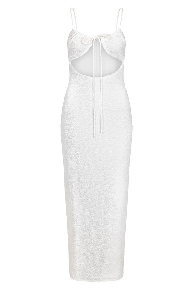 SAMPLE-Charlina Midi Dress - White