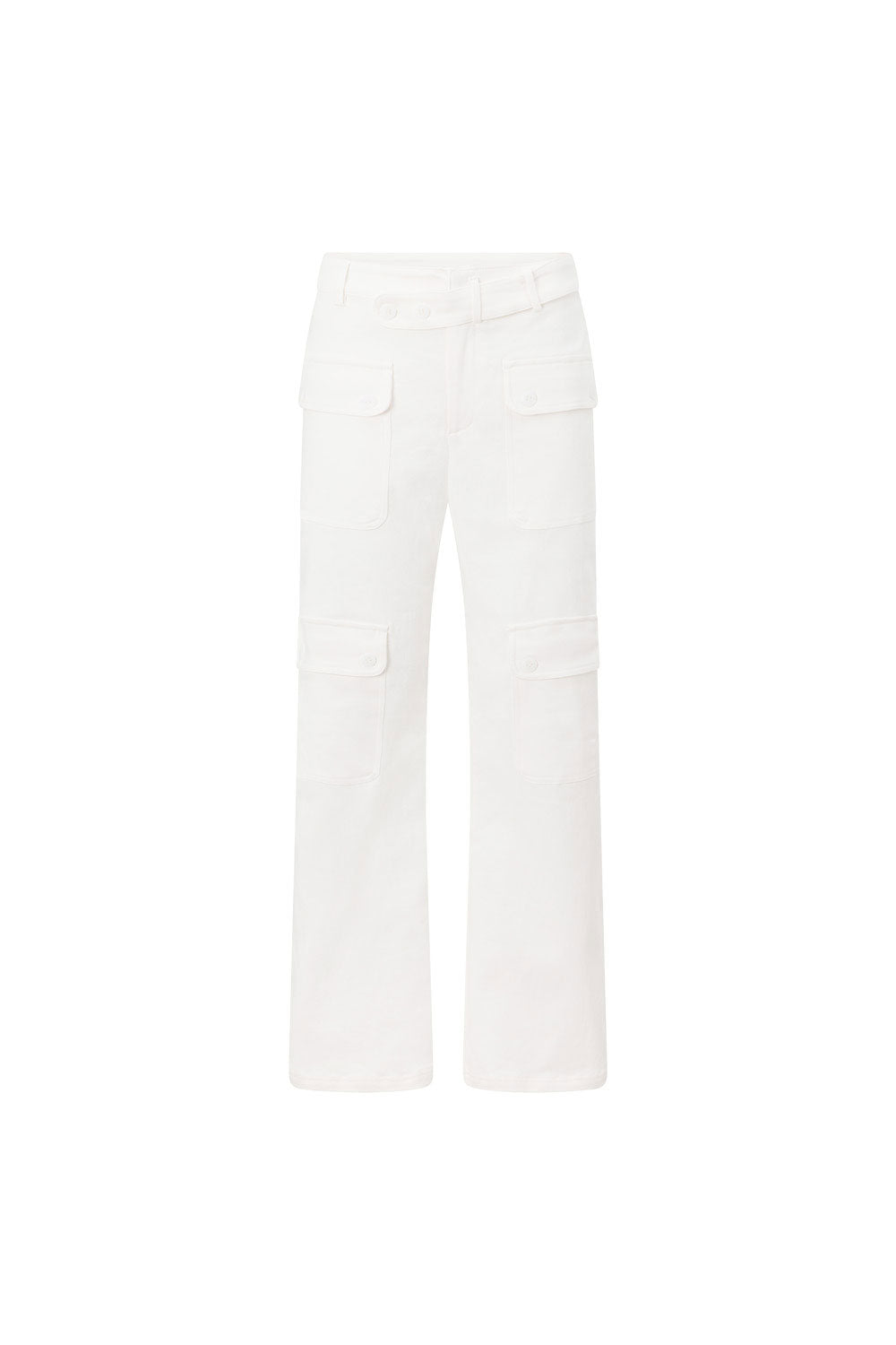 White High Waist Pocket Trouser Allani Pants – SABO