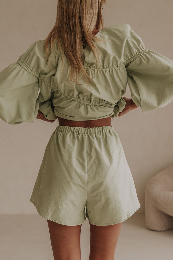 SAMPLE-Akel Shorts - Mint