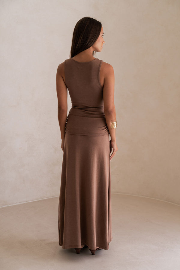 Soleia Dress - Chocolate